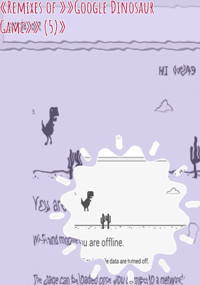 Play google dinosaur game