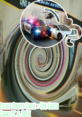 Police car chase game